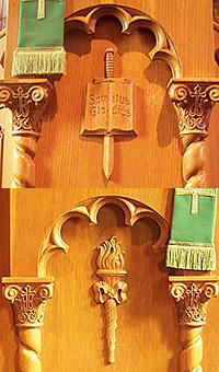 Pulpit and Lecturn Carvings